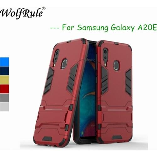 Case For Samsung Galaxy A20e Cover Soft Rubber + Plastic Case For Samsung A20e Phone Case Holder Stand Anti-knock Funda SM-A202F