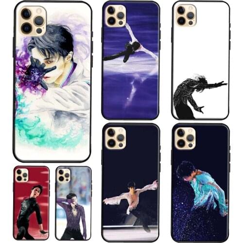 Japanese Skating Prince Yuzuru Hanyu Soft TPU Case For iPhone 11 12 Pro Max mini Case For iPhone XR X XS Max SE 2 7 8 Plus