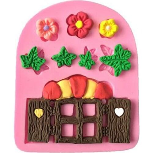 Cake Decorating Tools Sale Doors Flowers Fondant Cake Mold Chocolate Decorated Dessert Pastry Diy Bakeware 2017 New Free Post