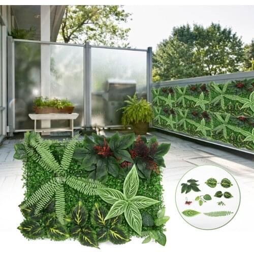 Artificial Plant Leaf Hedge Board Simulation Rattan Leaves Branches Green Plant Ivy Leaf Home Wedding Decoration Plant #W0