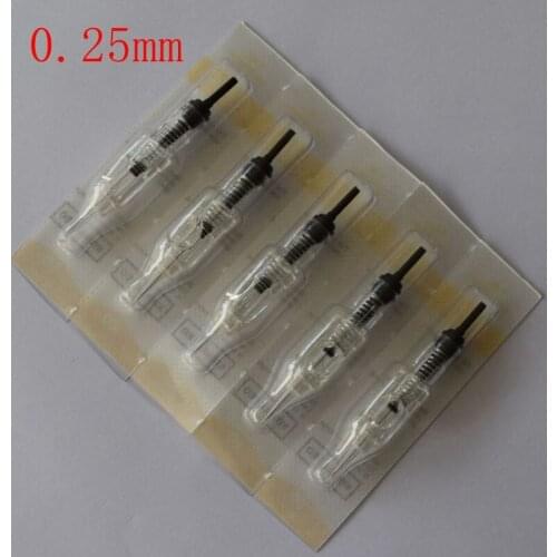 Cartridge Needle10pcs 1RL Disposable Sterilized Tattoo Permanent Makeup Pen Machine Needles Tips Supply for Tattoo Eyebrow lip