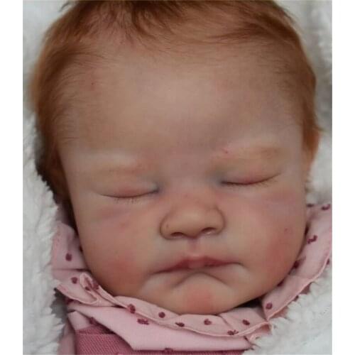 NPK 22Inch Limited Edition Reborn Doll Kit August with COA Popular Kit Lifelike Touch