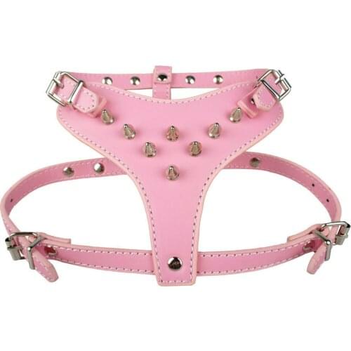 3 Colors Studded PU Leather Pet Dog Harness Chest 13-17" bdsm toys sex furniture sexual toy adult sex toys sex bondage