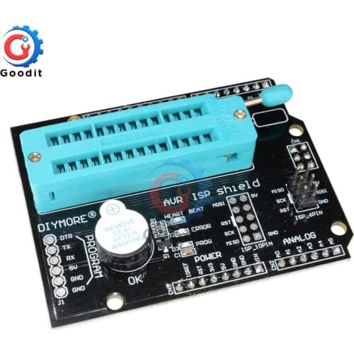 AVR ISP Programmable Expansion Shield Board Module For Arduino Uno R3 Mega2560 Atmega328P Nano Pro Mini Bootloader Module