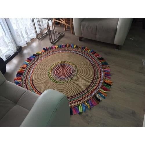 Mash Hand-Knitted Round Rugs