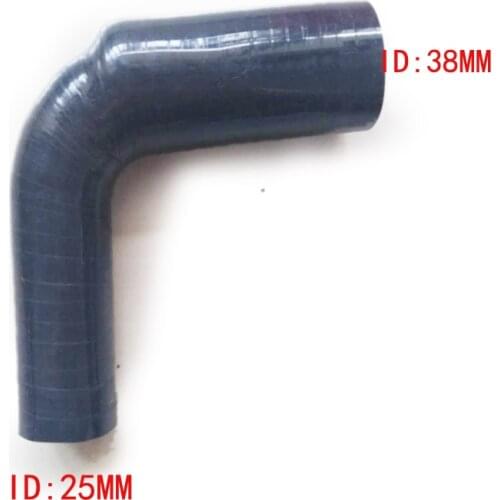 25/38mm 90 Degree Eblow Silicone hose Reducer Couple
