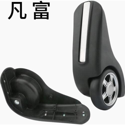 Luggage suitcase replacement wheels replacement part rolling parts pull rod box Wear resistantnew luggage black wheels