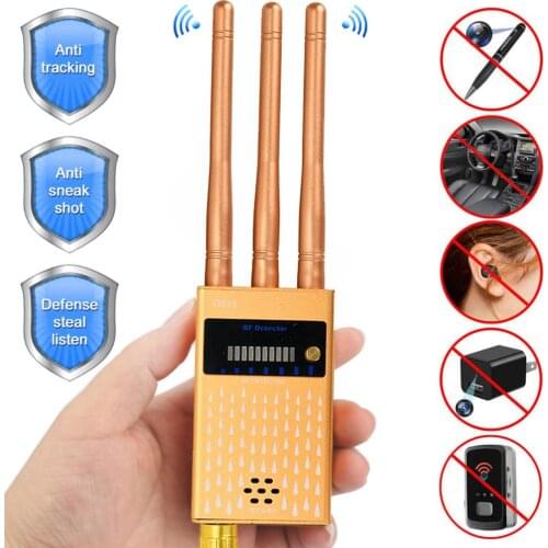 Hand-sized Super Sensitive Device Detector RF Frequency Scanner 2G 3G 4G Mobile Phone Signal Bug Detector