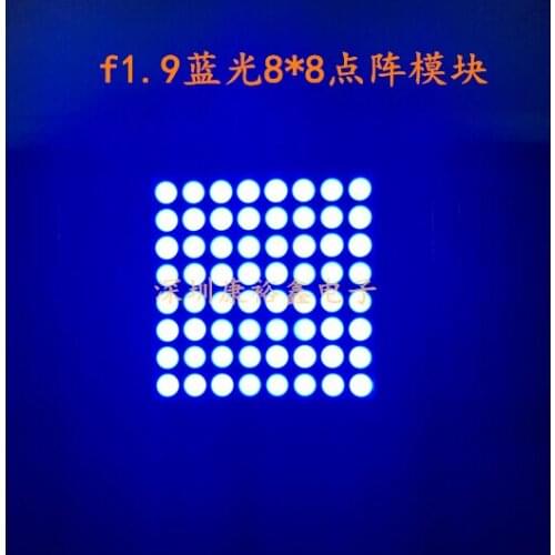LED Dot Matrix Display 8x8 1.9mm Blue Common Anode LED display 788BB