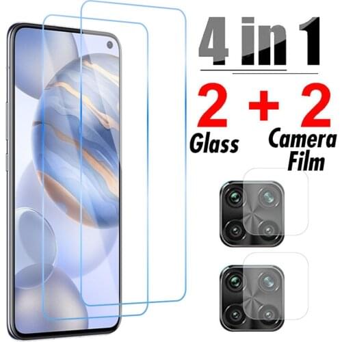 4in1 Protective Glass For Honor 10 10X 9 9X 20 Lite Premium Camera Screen Protector For Honor 8X 10i 20i 8A Pro 8C 9A 9C Glass