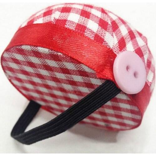 1Pc Ball Shaped DIY Craft Needle Pin Cushion Holder Sewing Kit Pincushions