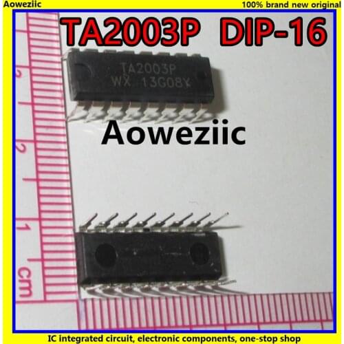 10Pcs/Lot TA2003P TA2003 DIP-16 AM/FM RADIO IC New Original Product