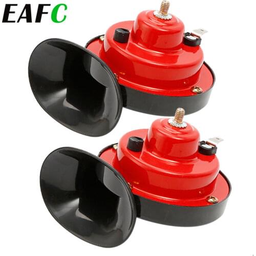 2pcs 12V air horn for car Snail Electric Air Horn Marine Boat Loud Alarm Kit Boat Motorcycle Dual-tone car horn Loud signal