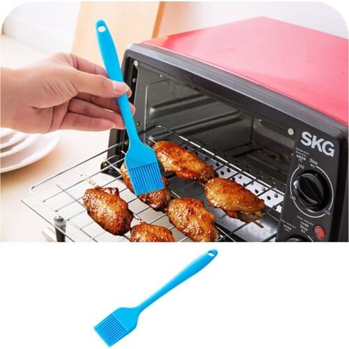 21CM Silicone Basting Brush Heat Resistant Oil Brush Baking Brush for BBQ Grilling Kitchen Gadget Baking Tools Bakeware