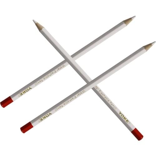3pcs Water Erasable White Pencil Fabric Marker Tailors Chalk for Sewing Mark DIY Sewing Supplies
