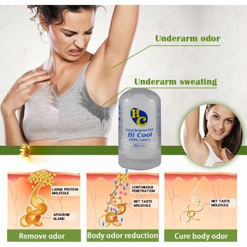60g crystal deodorant refers to stick body odor, anti transpiration agent for men and women deodorant stick antiperspirant cream
