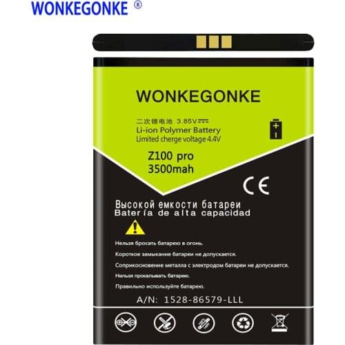 WONKEGONKE Battery For Cubot Z100 Pro Extreme Mobile Phone Batteries