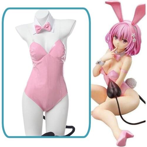 Anime To LOVE Momo Cosplay Costume Bunny Girl Bodysuit Daily Carnival Party Festival Uniform Brand New