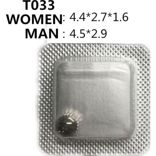 Watch movement accessories T033 head mens and womens all-steel head table to crown the time button