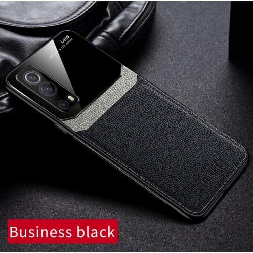 Case for IQOO Neo 5 Shockproof Leather Lens Glass Hard Case Cover for IQOO Z3 Couqe Fundas
