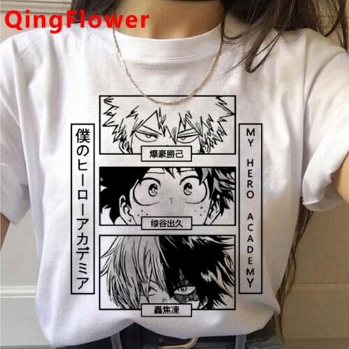 My Hero Academia Bakugou Boku No Hero Academia tshirt female ulzzang kawaii harajuku japanese t shirt top tees aesthetic kawaii