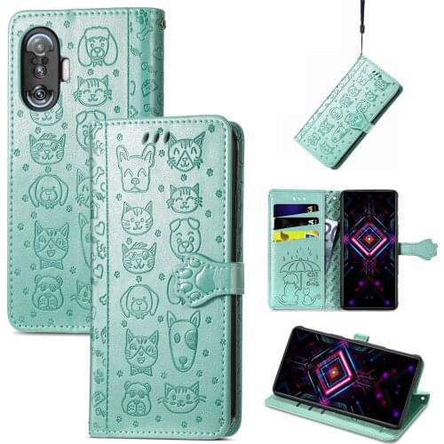 Anti-Scratch Full Protection Leather Case for Xiaomi POCO F3 GT F 3 5G X3 NFC M3 Pro Stand Holder Phone Bag Cover