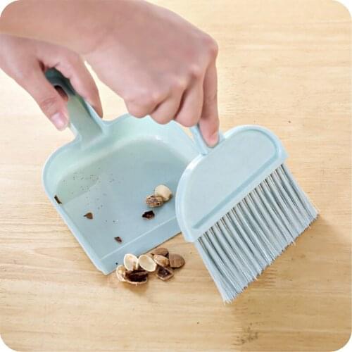 Mini Desktop Sweep Cleaning Brush Dustpan Set For Cleaning Dining Table Sofa Handle Household Cleaning Sweeper Broom 20MAR24