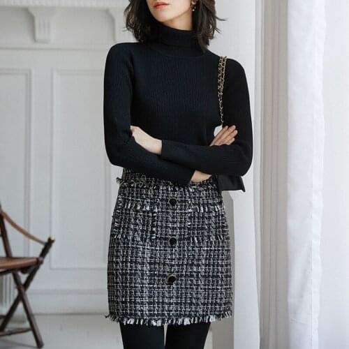 Mini Skirts Female Casual High-Waisted Skirt Ladies Vintage Patchwork Button Pockets Summer Womens Clothing Korean Fashion