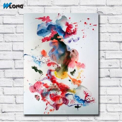 Fashion Printing Ink Abstract Ballet dancer Wall Art Picture Home Decor Living Room Modern Canvas Print Paintings Unframed