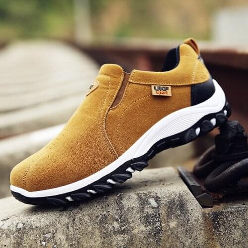 Mens hiking non-slip wear climbing shoes lazy shoes waterproof breathable climbing shoes