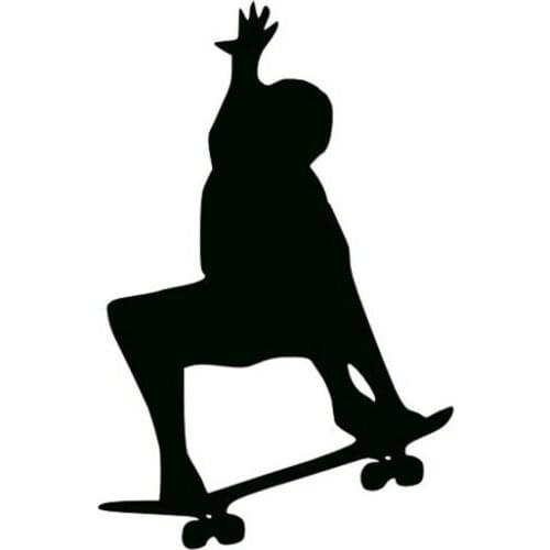 Decal Sticker Skater In 10x15cm For Car, Bus, Motorhome, Quad, Wall Ect PVC Wall Sticker Many Colours