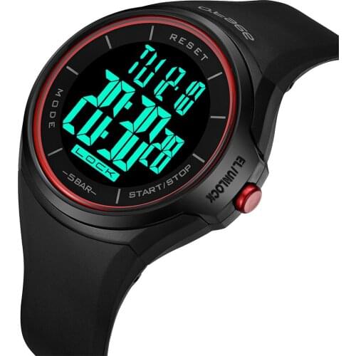 2021 NEW arrival LCD big number digital watch TOUCH SCREEN WATCH sports wrist watch