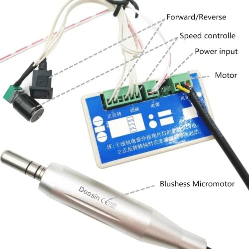 New Arrival Dental chair Built-in brushless micromotor E type connection