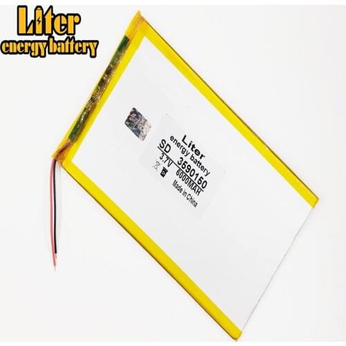 Polymer battery 9 inches tablet battery domestic the built-in rechareable battery 6000mah 3.7V 3590150