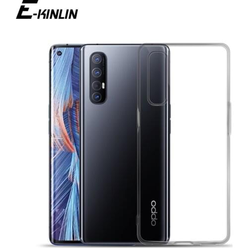 Clear Ultra Thin Slim Soft Silicone Back Cover For Oppo Find X2 Pro Neo Lite 5G Shockproof TPU Phone Case