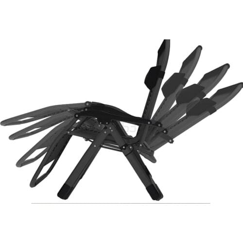 Recliner folding lunch break chair domestic nap chair leisure folding chair multifunctional lazy couch