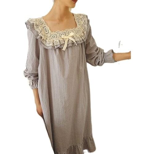 YUEYUAN Women's Nightgowns With Sleeves