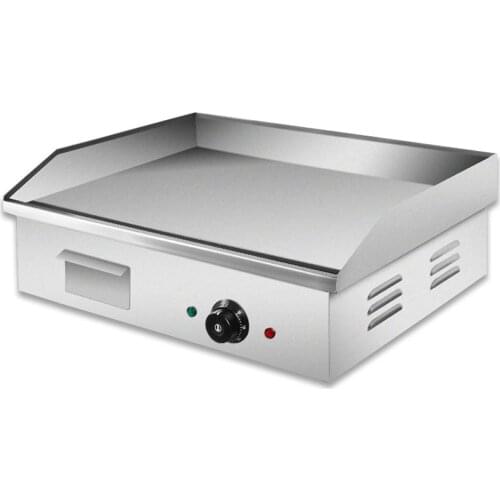 3000W Commercial Electric Griddle Stainless Steel Electric Grill Pan Frying Teppanyaki Electric Griddle 818A Griddle