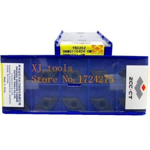 Free Shipping DNMG110404 DM YBC252 (10pcs/lot) Cemented Carbide Cutting tools turning insert DNMG110404
