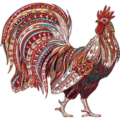 Wooden Jigsaw Puzzle Unique Shape Rooster Puzzle Gift For Adults Wooden Jigsaw Puzzles For Adults Family Game Play Collection