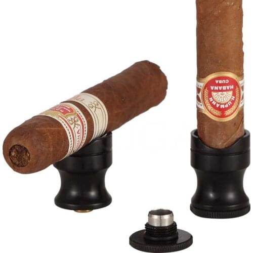 GALINER Cigar Ashtray Holder Pocket Metal Portable Cigar Holder Stand For 1 Cohiba Cigars Punch Cutter Sigar Accessories