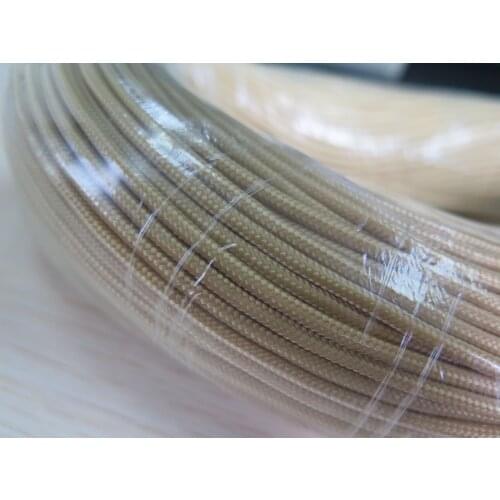 E300 6N OCC Silver-Plated Copper Type3 27AWG*2 with Shielding Silicone Insulation in Sleeve Upgrade Earphone Cable Signal Cable