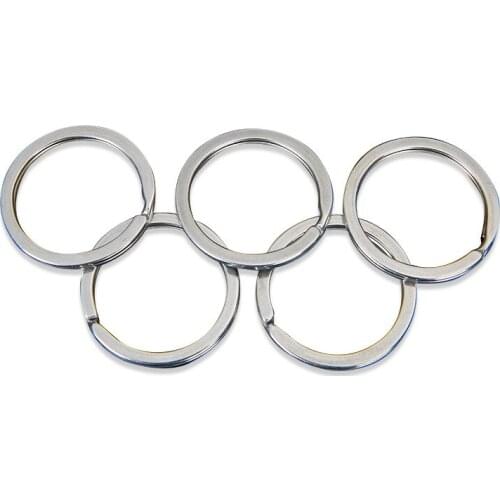 304 Stainless Steel Key Ring 10 Pack