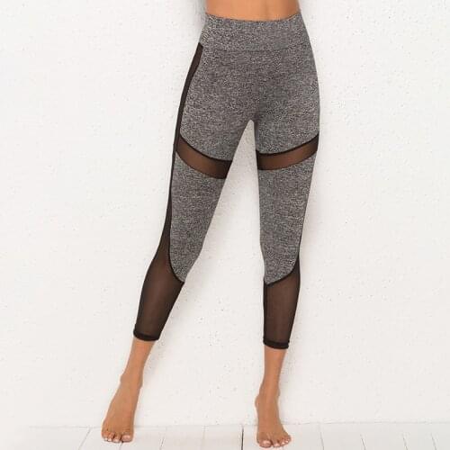 Pants Leggings Women Mesh Patchwork Push Up Professional Running Fitness Gym Sport Legins Trouser Pencil Leggings New