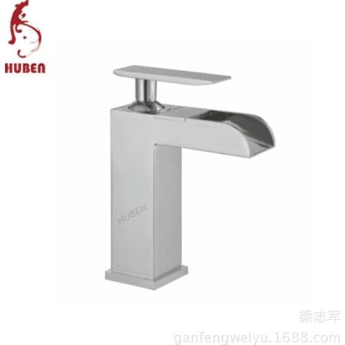 Tiger Ben Full copper basin waterfall faucet water faucet washbasin single hole faucet full copper body