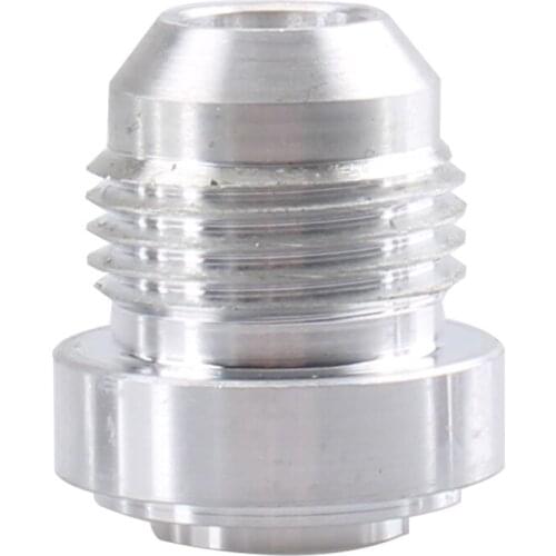 AN4-AN12 Male Aluminum Weld Bungs Straight Weld On Fitting Round Base High Quality evil energy