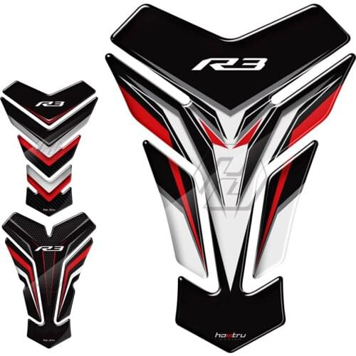New 3D Motorcycle Tank Pad Protector Case for Yamaha YZF R3 From 2015