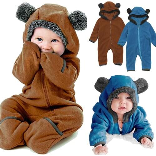 Baby Clothing Cartoon Infant Romper Boys Girls Jumpsuit Animal Model Long Sleeve Costume Ropa Hooded Overall Climbing Clothes