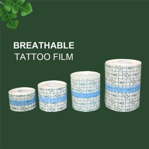Wholesale Tattoo Clear Adhesive Protective Shield Tattoo Bandage Roll Microblading Tattoo Film Aftercare Tattoo Supply 10m