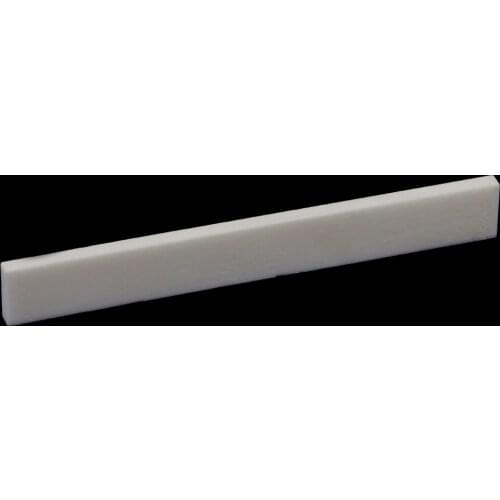 Blank UNFINISHED Beige Buffalo Bone Guitar Saddle for Guitar Luthier 80mm